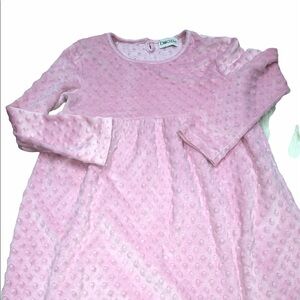 Lilly Wolly Doodle pink soft nightgown dress size 12T